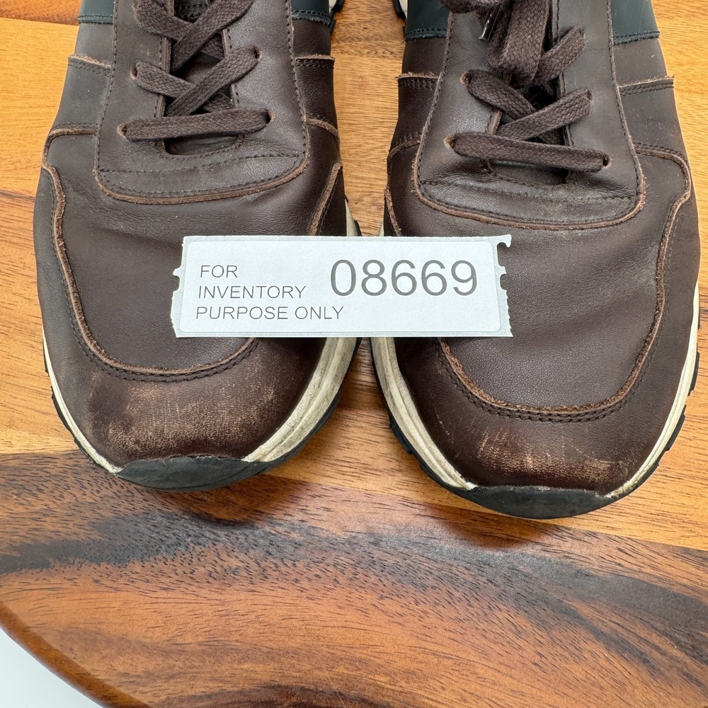 VellaPais Hampton Shoes Mens 11 Brown Leather Fashion Casual Walking Sneakers - Picture 11 of 11